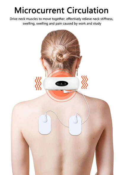 Electric Cervical Pulse Neck Massager Magnetic Therapy US