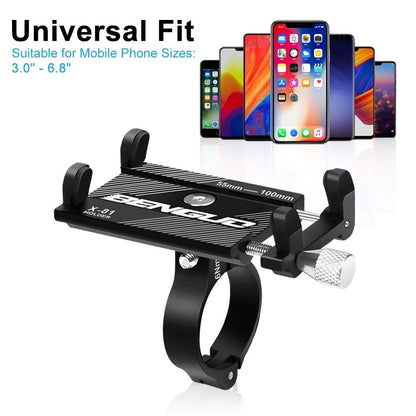 Aluminum Motorcycle/Bicycle Handlebar Mount for Cell Phone GPS 