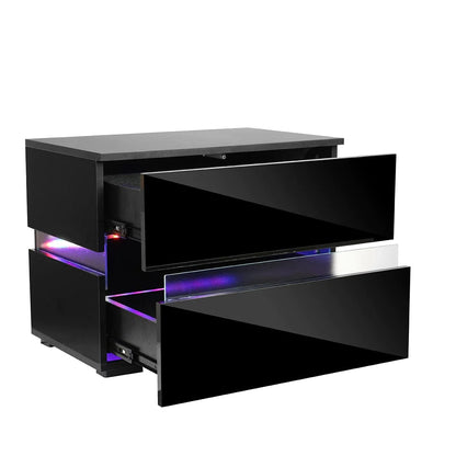 RGB LED Nightstand Coffee Table