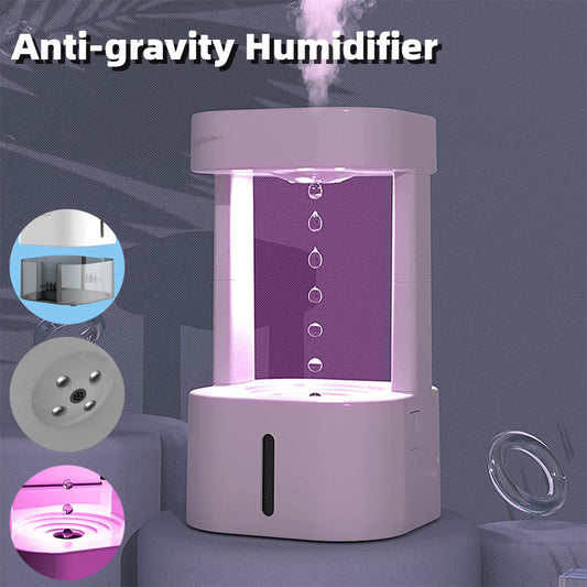 Creative Anti-Gravity Water Drop Humidifier Air Conditioning Mist Spray 
