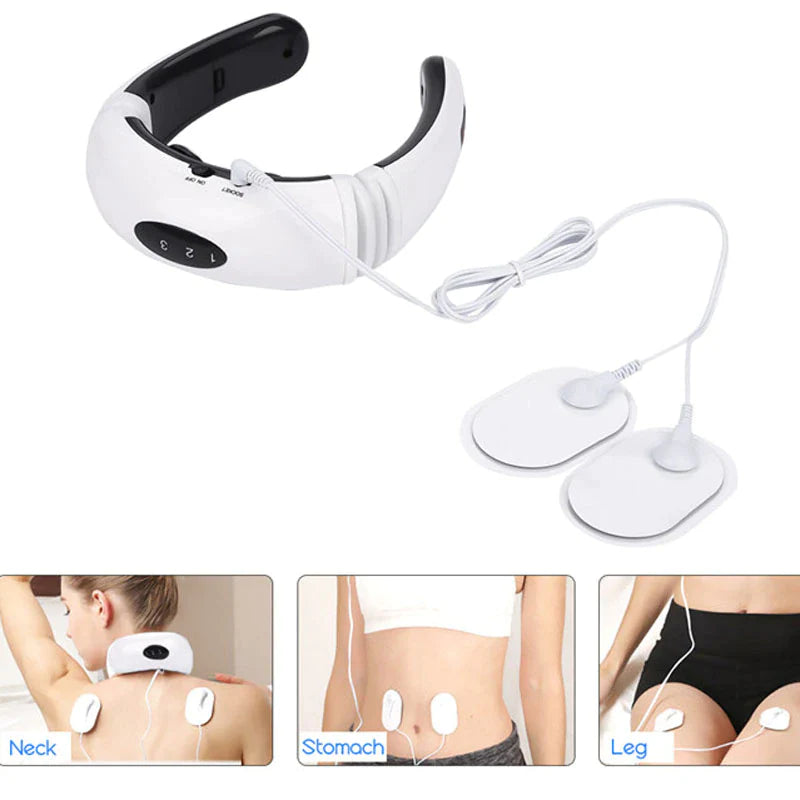 Electric Cervical Pulse Neck Massager Magnetic Therapy US