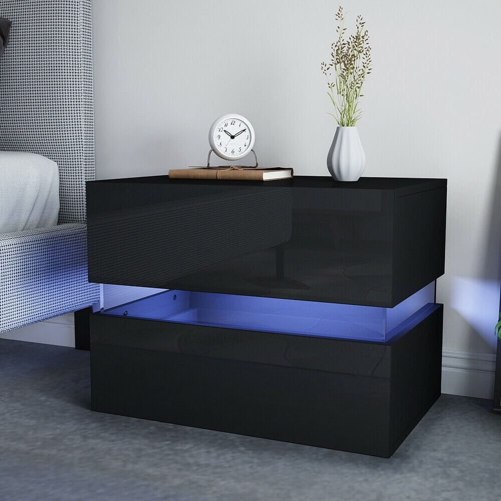 RGB LED Nightstand Coffee Table