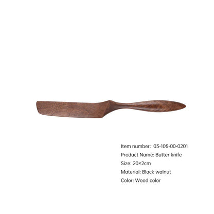 Nordic Style Black Walnut Wooden Kitchen Utensils