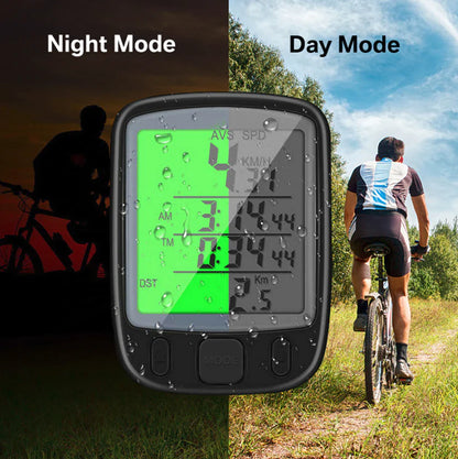 Bike Bicycle Speedometer Cycle Digital Odometer Computer Waterproof LCD Wireless