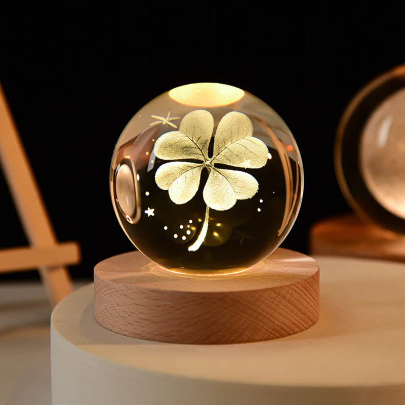 Starry Sky and Planets, Moon Crystal Ball Projection, Small Night Lamp, Creative Ambience Light