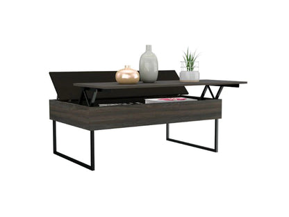 Lift Top Coffee Table, Carbon Espresso / Black Wengue Finish