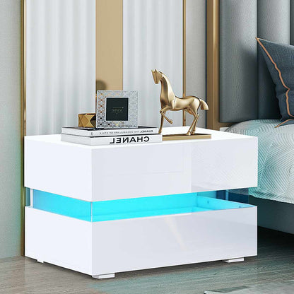 RGB LED Nightstand Coffee Table