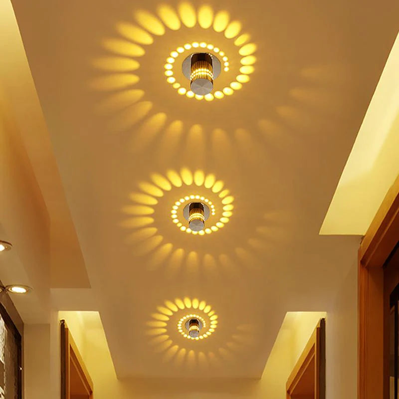 Modern Swirl LED Ceiling Light