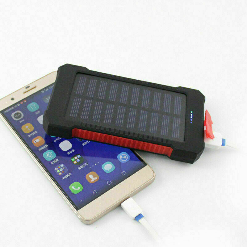 2023 Super Powerful USB Portable Charger Solar Power Bank for Cell Phone