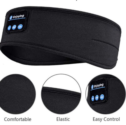 Wireless Bluetooth Sleeping Headphones Headband Thin Soft Elastic Comfortable Music Ear Phones Eye Mask for Side Sleeper Sports