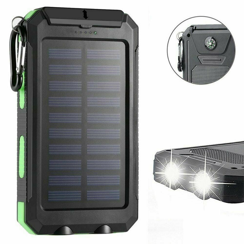 2023 Super Powerful USB Portable Charger Solar Power Bank for Cell Phone