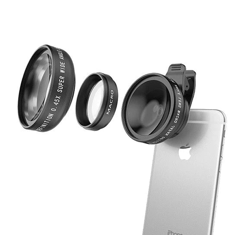 Ultra Wide Angle Black Camera Lens for Mobile Phone