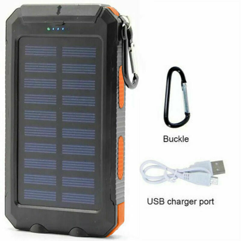 2023 Super Powerful USB Portable Charger Solar Power Bank for Cell Phone