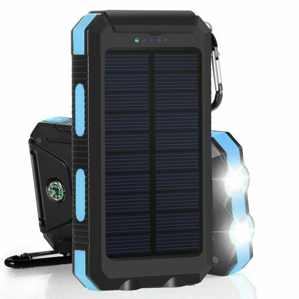 2023 Super Powerful USB Portable Charger Solar Power Bank for Cell Phone