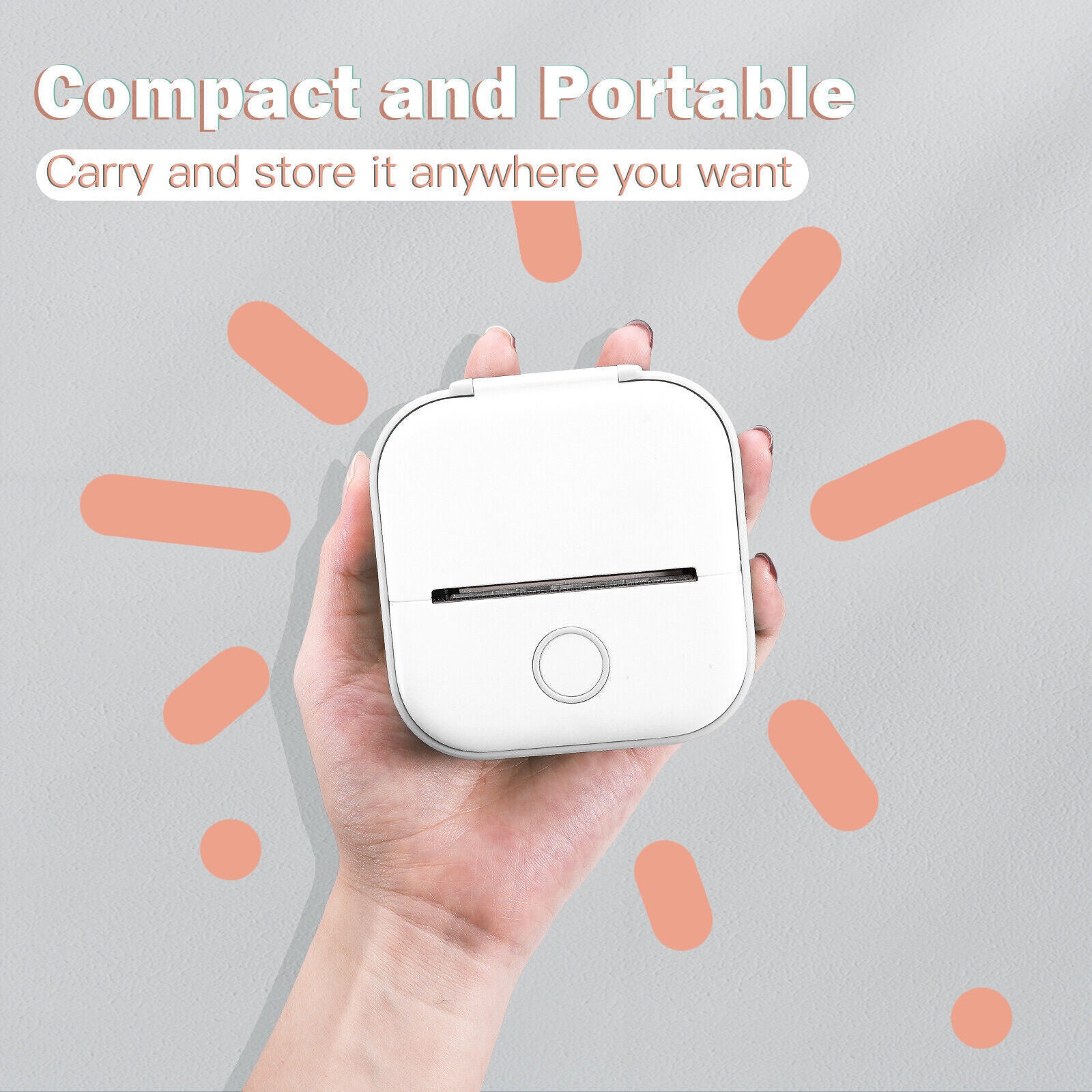 Phomemo T02 Portable Pocket Mini Thermal Printer Photo Inkless Bluetooth Home