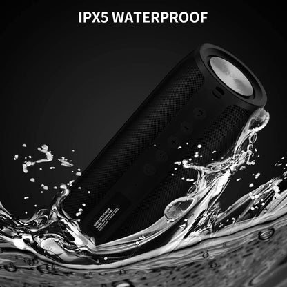 Waterproof Bluetooth Speaker Portable Wireless Speaker with Loud Stereo Sound, 30H Playtime, Blue