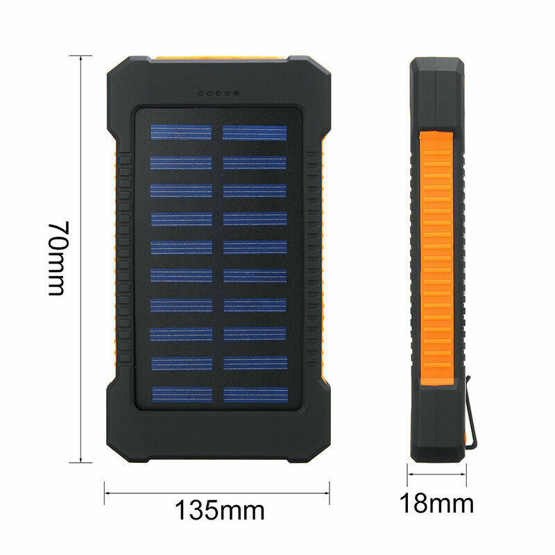 2023 Super Powerful USB Portable Charger Solar Power Bank for Cell Phone